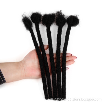 Human Hair Extensions virgin mongolian hair afro curly hair Crochet Dreadlocks